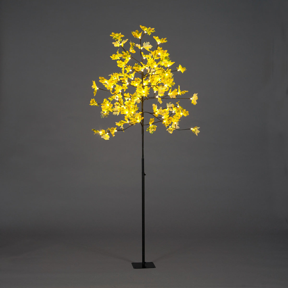 Pre-Lit Artificial Autumn Maple Leaf Christmas Tree (5ft or 6ft)