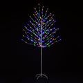 Rainbow Christmas Tree with Pink, Warm white, Blue & Green LEDs