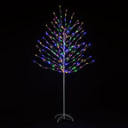 Rainbow Christmas Tree with Pink, Warm white, Blue & Green LEDs