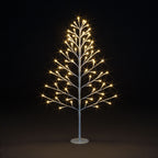 Lit 2D Tree Warm White LEDs