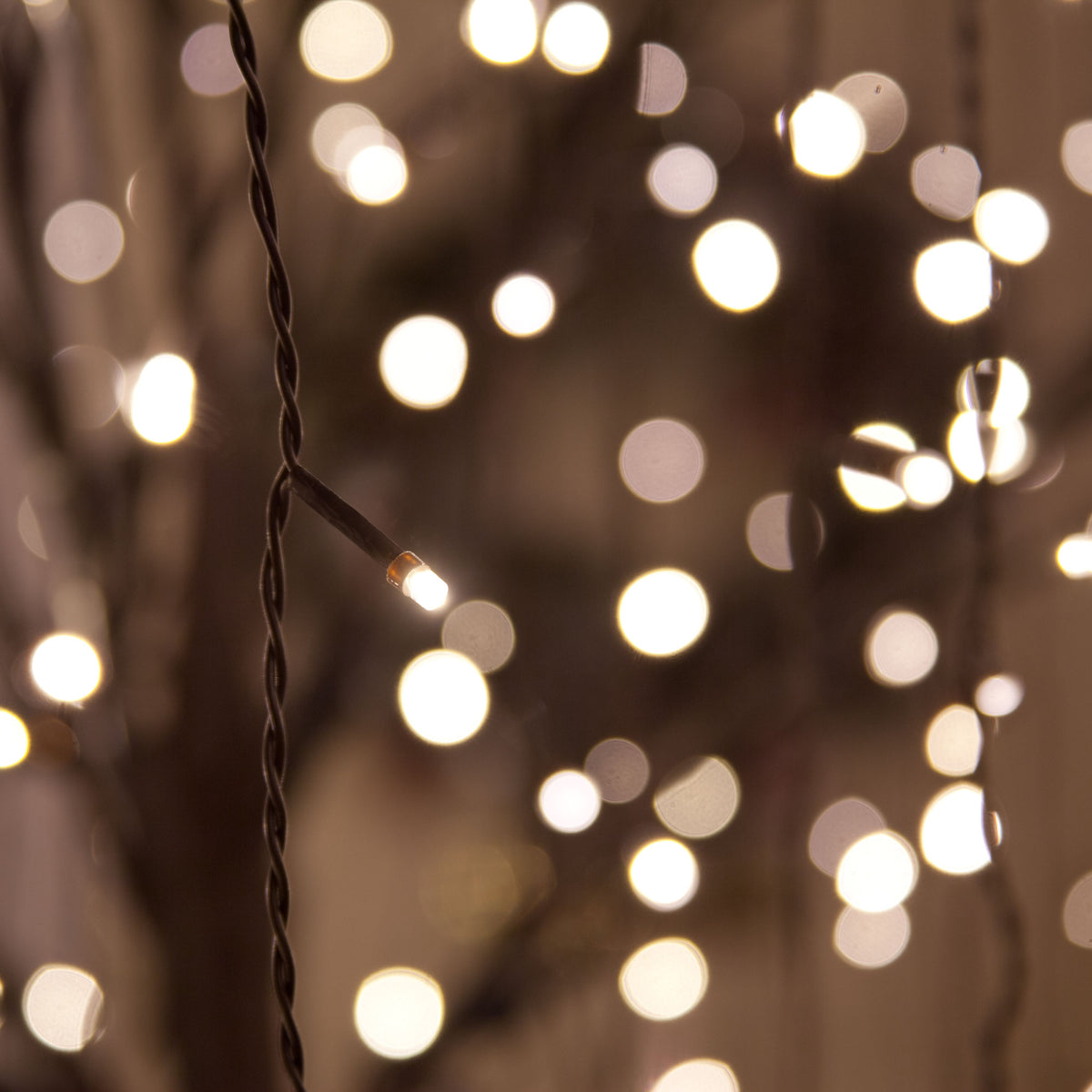 Weeping Willow Christmas Tree with Warm White LEDs