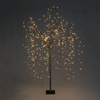 Weeping Willow Christmas Tree with Warm White LEDs