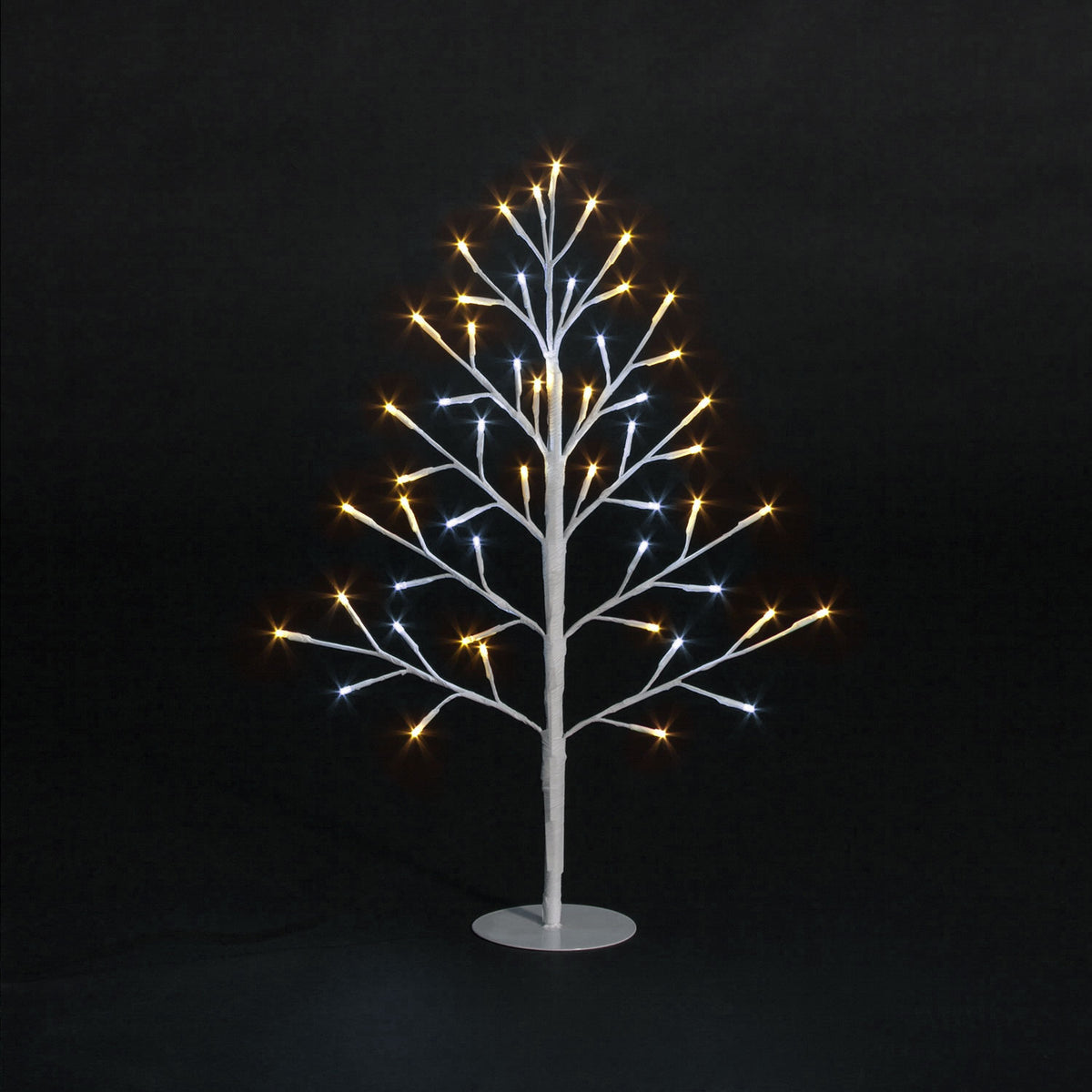 Lit 2D Tree with Warm White & Ice White LEDs