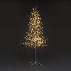 Pre-Lit Champagne Novelty Birch Tree