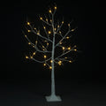Birch Tree with Warm White LEDS 25% Flashing