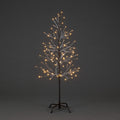 1.2m Brown Snowy Tree w/120 Warm White LEDs Christmas Trees