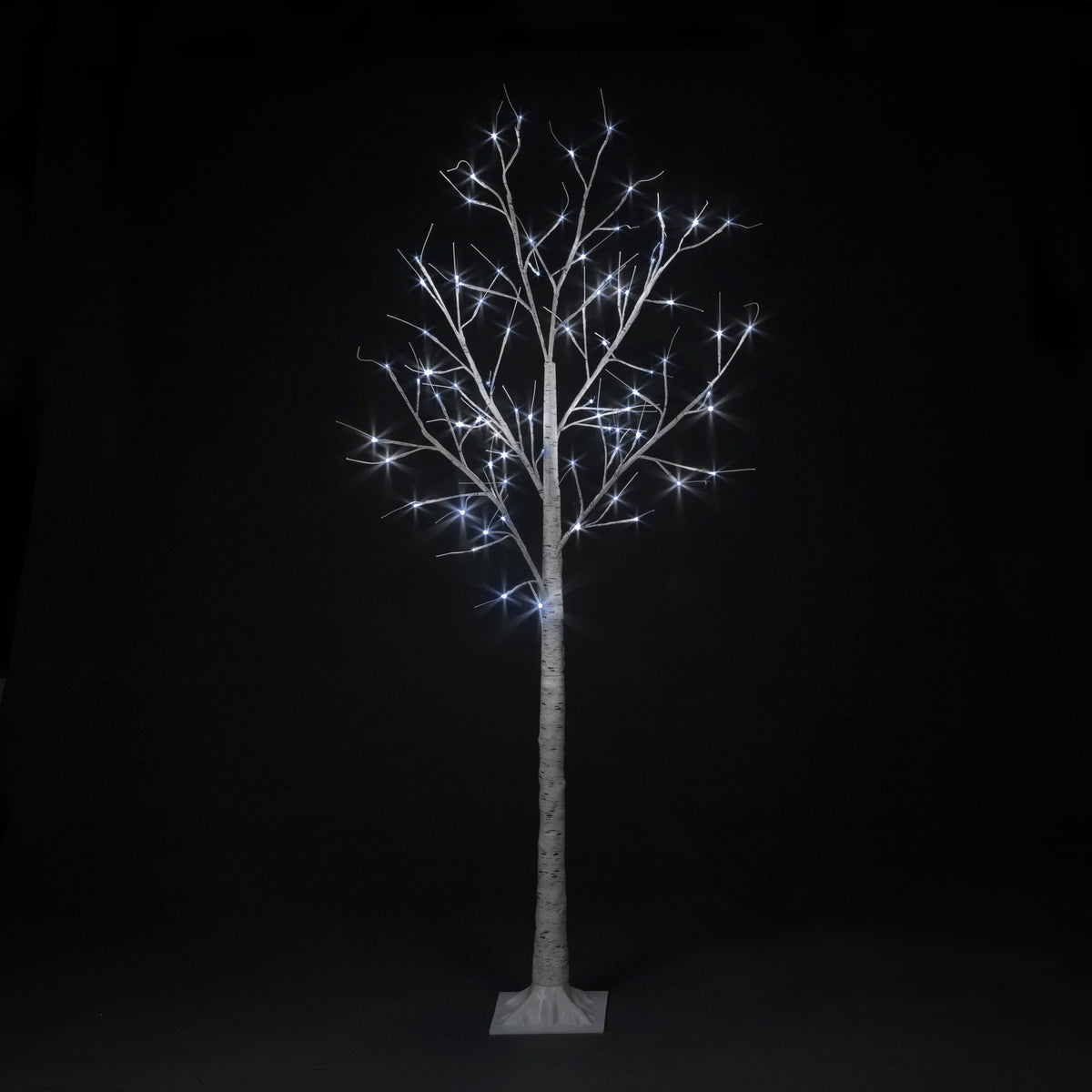1.8m Birch Tree with Ice white LEDs
