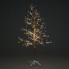 Golden Tree with Warm and Twinkling Ice White LEDs