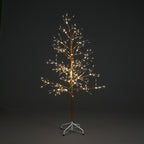 Golden Tree with Warm and Twinkling Ice White LEDs