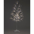 Silver Tree with Warm and Ice White LEDs