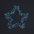 60cm Silver Star with twinkling and static LEDs