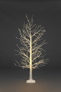 1.5m White Outdoor Micro Dot Tree w/900 Warm White LEDS 20% Twinkle Christmas Trees