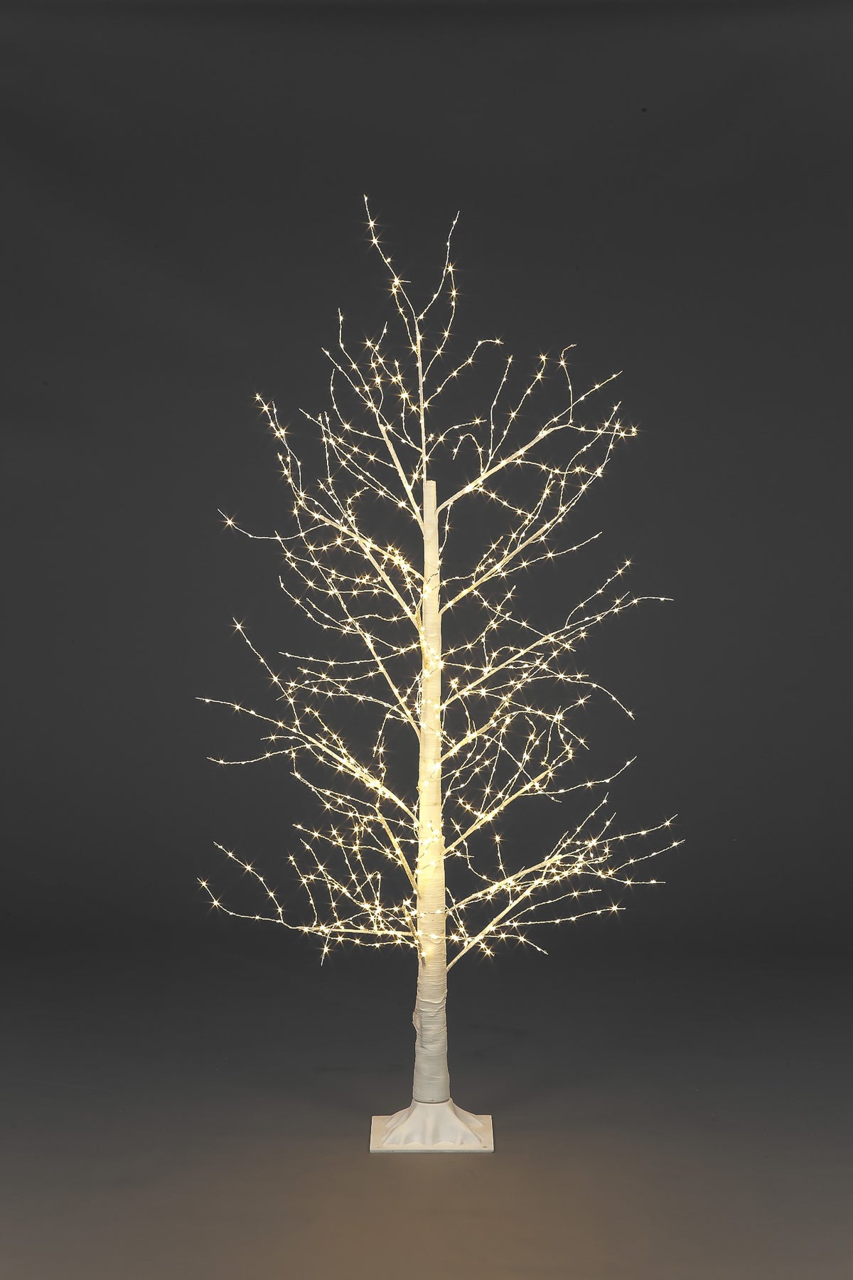 1.8m White Outdoor Micro Dot Tree w/1,300 Warm White LEDS 20% Twink Christmas Trees