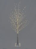 2.1m White Twinkling Micro Dot Tree 20% Twinkling