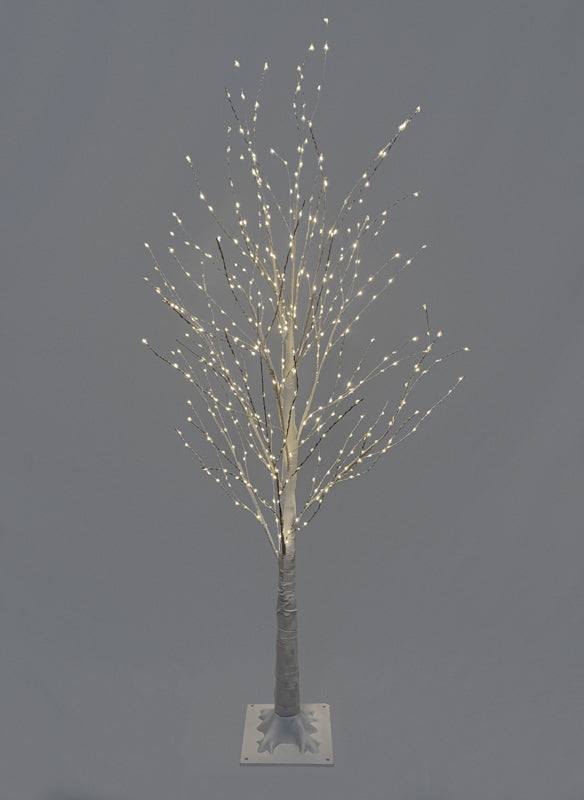 2.1m White Twinkling Micro Dot Tree 20% Twinkling
