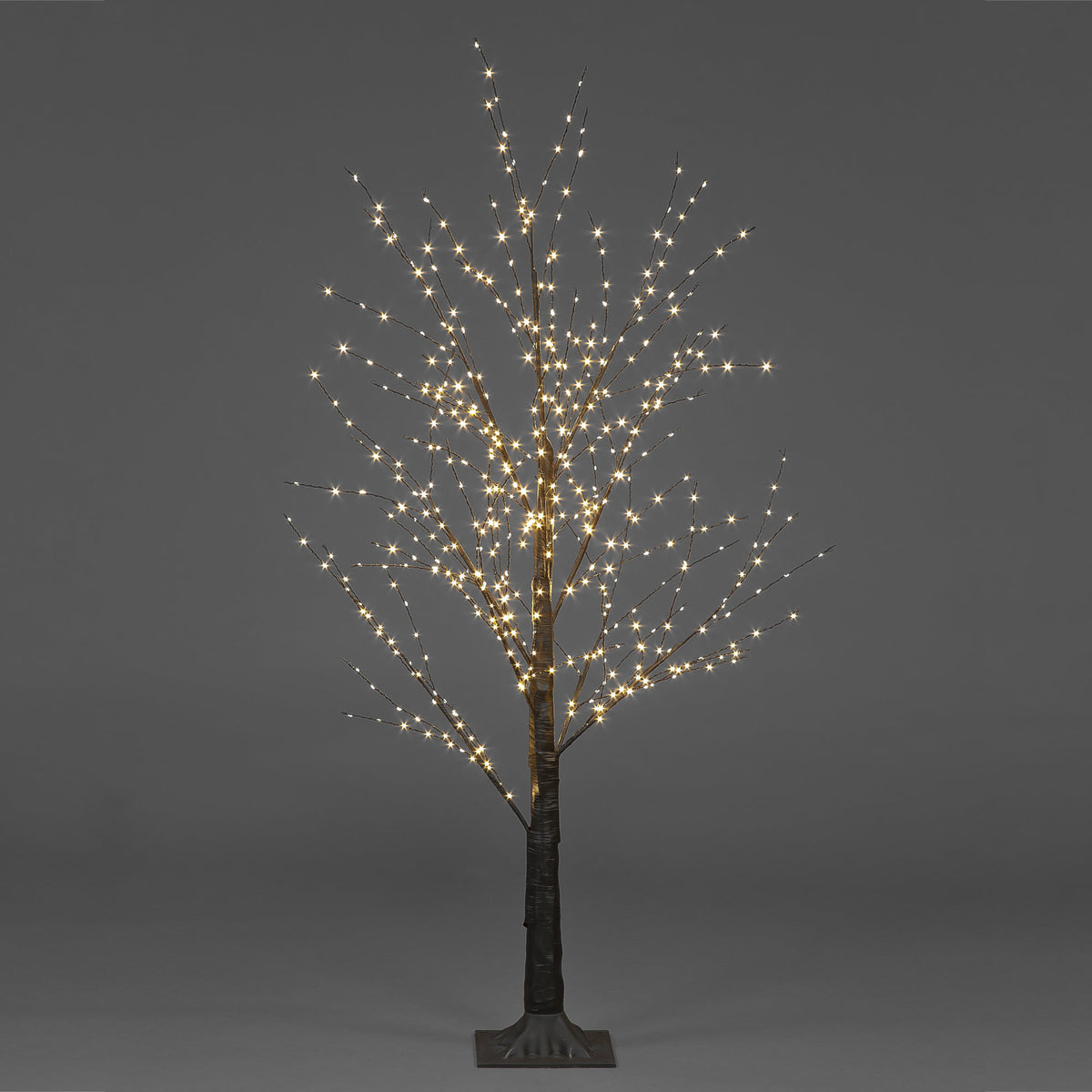 1.8m Black Micro Dot Tree w/1300 Warm White LEDs Christmas Trees