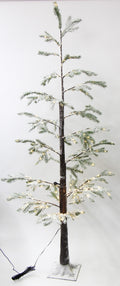 180cm Noel Snow Tree w/312 WaRemote White LEDs Christmas Decoration