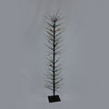 Slim Black Twig Tree with Flashing Multi Coloured LEDs