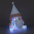 Battery Operated Sitting Dream Santa (36cm)