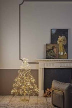 Gold Micro Dot Tree With Warm White LEDs