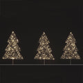 Set of 3 Iron Christmas Tree Stakes (40cm)