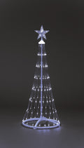 135cm Cone Tree  w/160 W LEDs 8 Functions Christmas Trees