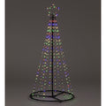1.5m Maypole Tree with 308 Black Wire Chaser Lights