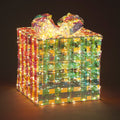 30cm Lit Dream Parcel w/960 Warm White LEDS Static Christmas Decoration