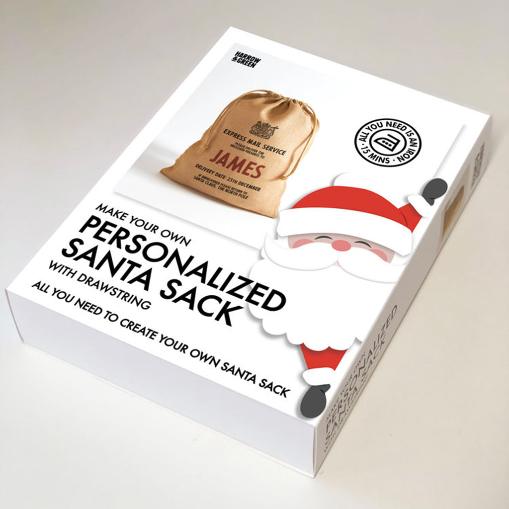 "Make-your-Own" Personalised Santa Sack with Drawstring