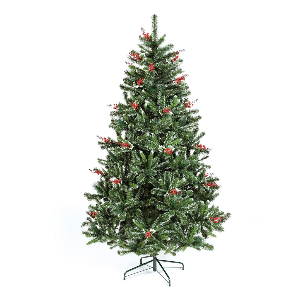 Salzburg Spruce Christmas Tree with Red Berries