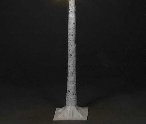 Birch Tree with Warm White Christmas LEDs (4ft-8ft)