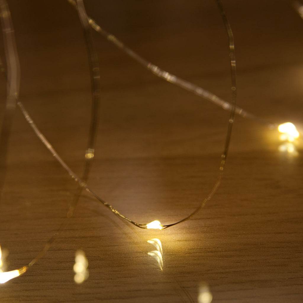 Battery Operated Stargazer Copper Wire 40 Lights
