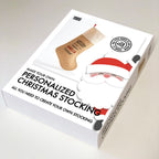 "Make-your-Own" Personalised Hessian Christmas Stocking