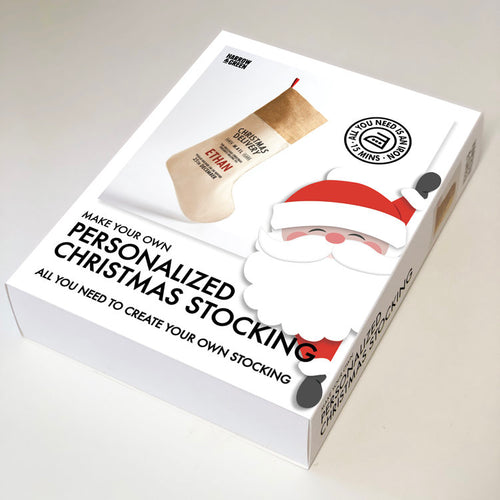 "Make-your-Own" Personalised Cotton Christmas Stocking