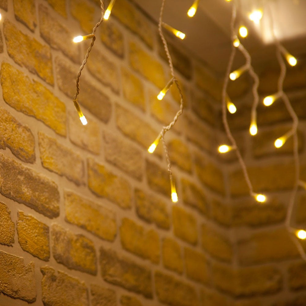 300 LED Connectable Christmas Icicle Lights