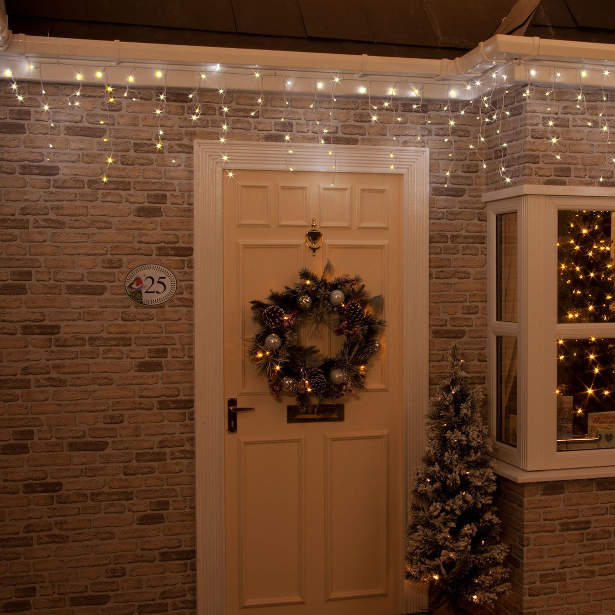 120 LED Multi-Function Christmas Icicle Lights