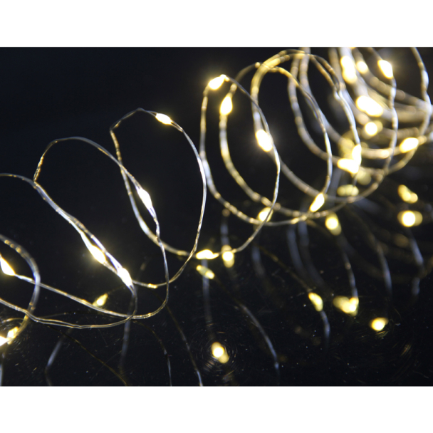 Battery Operated 60 LED Micro Christmas Lights