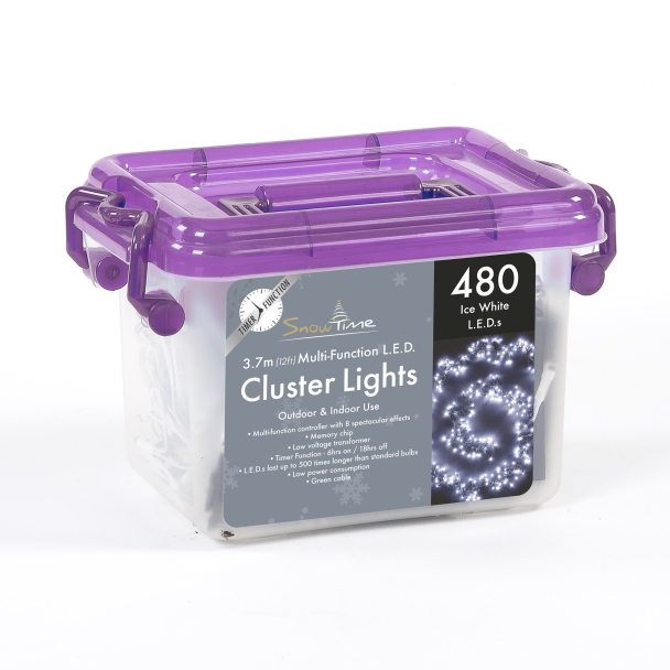 480 LED Cluster Lights With Timer