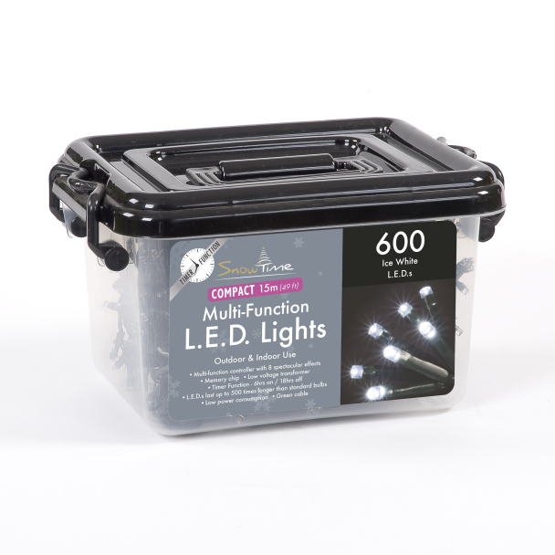 600 LED Compact Lights With Timer