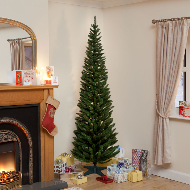  Norway Spruce Slim Christmas Tree Exclusive