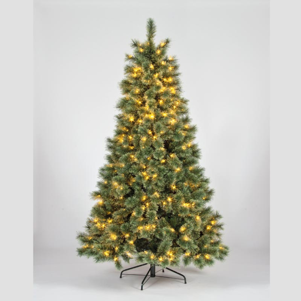 Pre Lit Traditional Arcadia Full Cashmere Christmas Tree