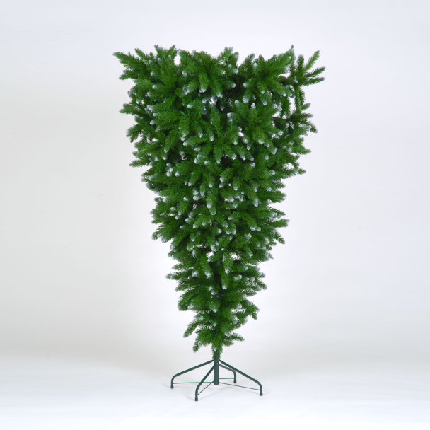 180cm Upside-Down Frosted Tree With 903 Tips 
