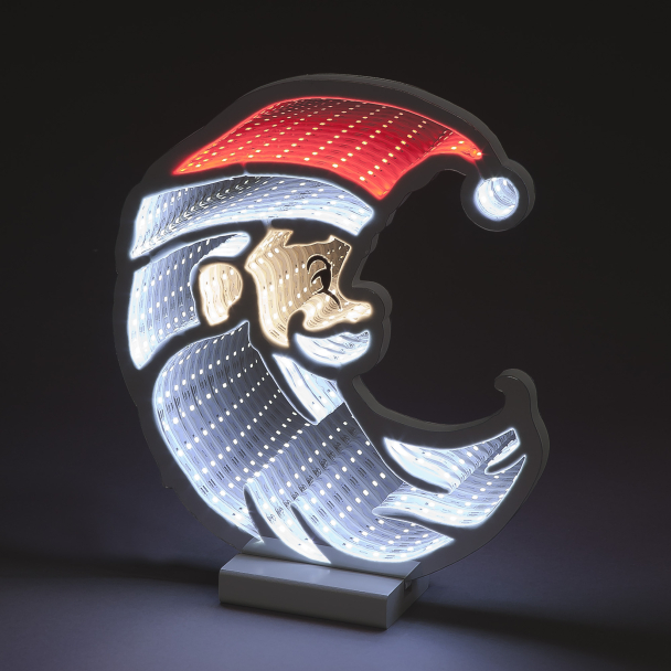 30cm Infinity Santa Moon Indoor Christmas Decoration
