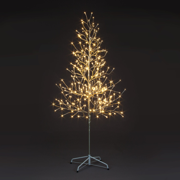 Pre-Lit Champagne Novelty Birch Tree