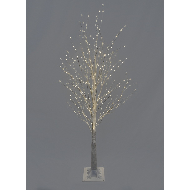 2.1m White Twinkling Micro Dot Tree 20% Twinkling