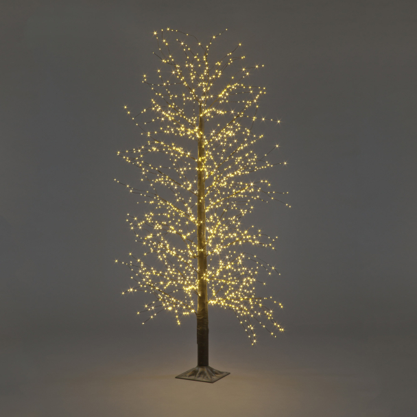 Black Twinkling Micro Dot Tree 20% Twinkle