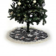 Snowman & James LED Christmas Tree Skirt (90cm)