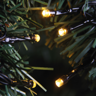100 Warm White LED Chasing Lights