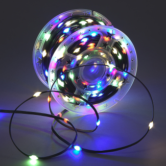500 LED Copper Wire PVC Christmas Lights on Reel