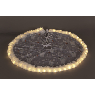 90cm Snowman LED Tree Skirt